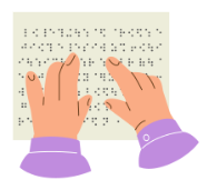 Les indications en braille